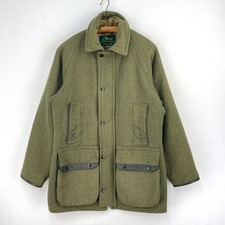 Beaver Tweed Coat Mens 40