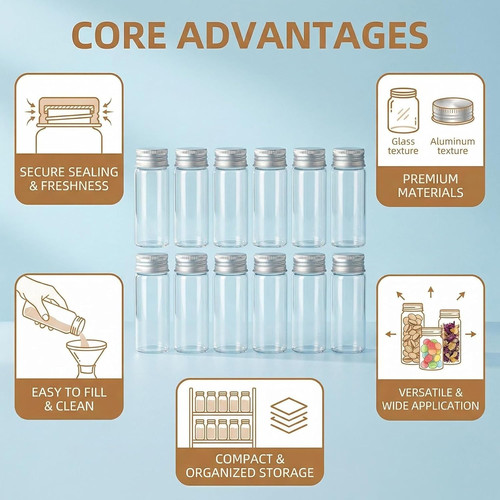 12pcs 30ml empty clear - empty, small