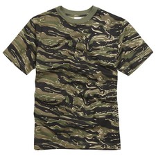 Army T Shirt US Combat Military Short Sleeve Camo Olive Urban Navy Desert Cotton