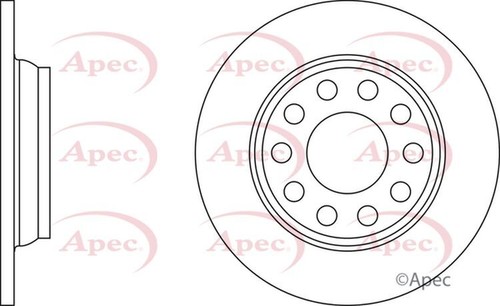Apec brake disc - apec, single