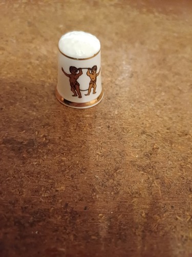 Ceramic china thimble - ceramic,