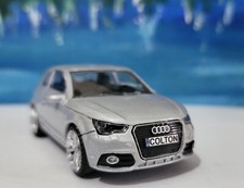 Silver Audi A1 1:43 Toy Car