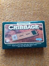 Gibsons Traditional Cribbage Board Game Complete Set
