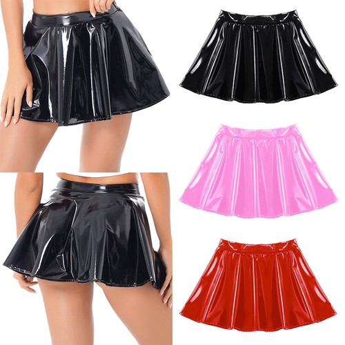Women pvc leather wet look - leather,