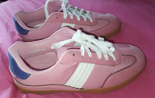 Pink retro style trainers - pink,