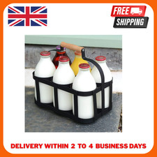 Galvanised 6 Milk Bottle