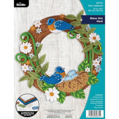 Bucilla felt wall hanging - bucilla,