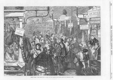 1870 FRANCO PRUSSIAN WAR - Siege of Paris Horse Meat Market (215)