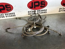 Complete braided brake hose