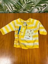 Katvig yellow striped baby blouse size 0-3months