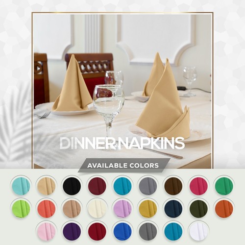 Pack cotton dinner - 12,