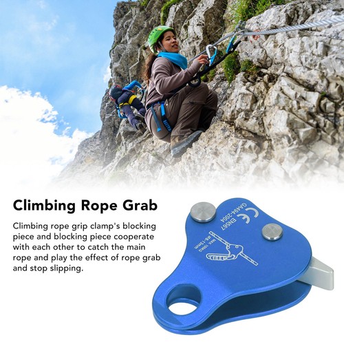 Climbing rope grab - grab, aluminum