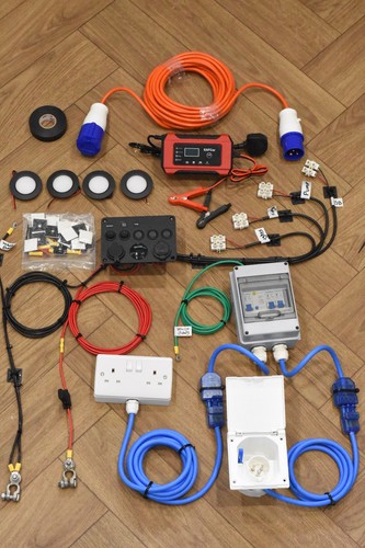 Pre wired 12v 230v - vw, t4
