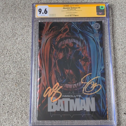 Absolute batman cgc 9 - absolute,
