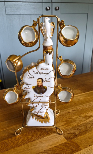 Napoleon porcelain decanter - napoleon,