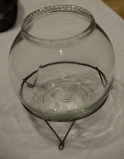 1920's GLASS DISPLAY WITH