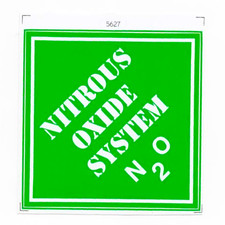 Nitrous Oxide System sticker