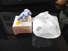  WADE WHIMSIES BLUE PARAKEET CERAMIC FIGURINE BOXED