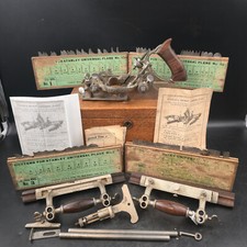 Stanley No. 55 Universal Combination Plane w/ 52 Cutters, Accessories, & Box