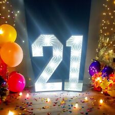 LED Light up 4ft Numbers FOR HIRE ROMFORD & SURROUNGINGS