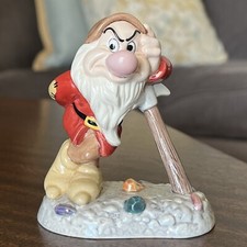 Royal Doulton Disney Snow White "Hmmph" Dwarf Grumpy Figurine, 3 1/2"