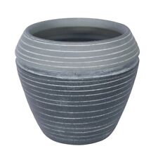 Grey Ceramic Capri Pot - 20cm