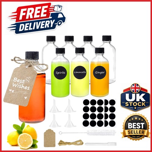 Mini glass bottles 100ml with - glass,