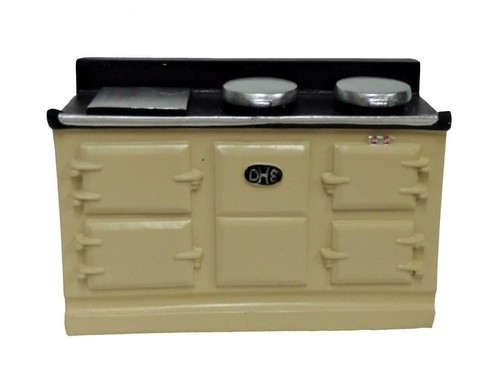 Dolls house oven - 4, cream