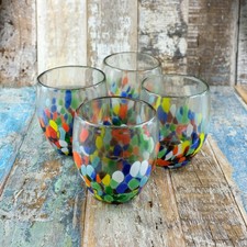 Mexican Recycled Glasses x 4