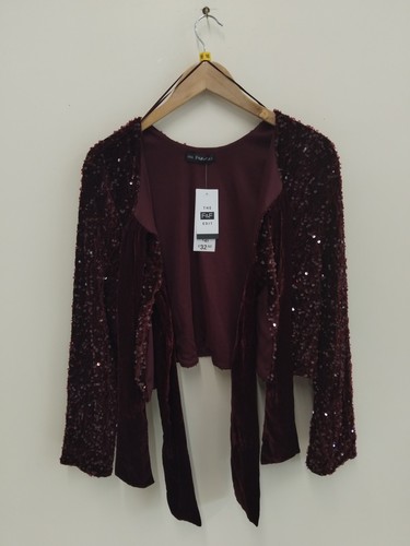 Bnwt burgundy sequin - bnwt,