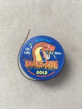 Snake bite (gold) braided coated hook link 8m