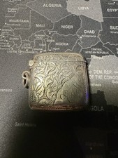 Silver Match Box
