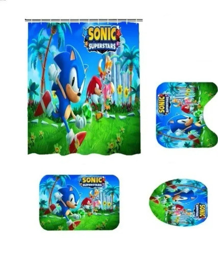 Sonic superstars theme print - superstars,