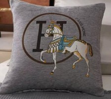 H PARIS Cushion Horse Print