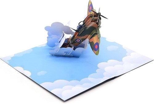 Flying spitfire pop - flying, pop-up