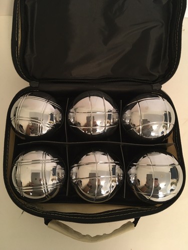 Kikkerland 73mm metal boules - 73mm,