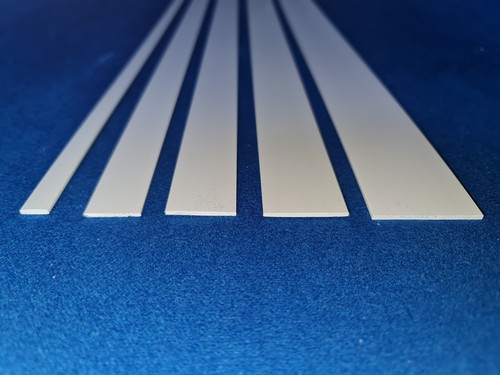 Rigid pvc plastic flat - flat, bar