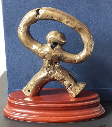 Large vtg cast brass bronze - vtg,