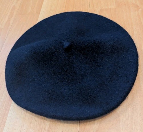 Navy blue beret hat never - navy,