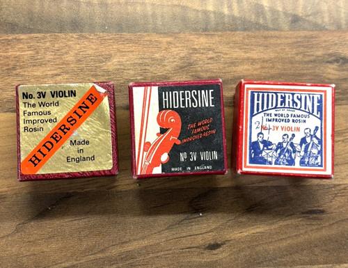 Three hidersine violin rosins - hidersine,