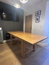 Solid Oak Extendable Dining