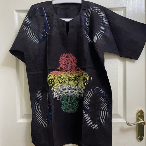 Unisex ghana adire top - top,