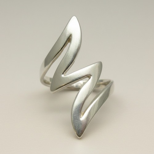Genuine plain sterling silver - plain,