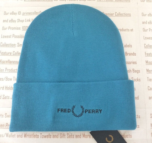 Fred perry fold beanie hat - perry, fold-up