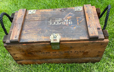 Vintage wooden military empty - wooden,