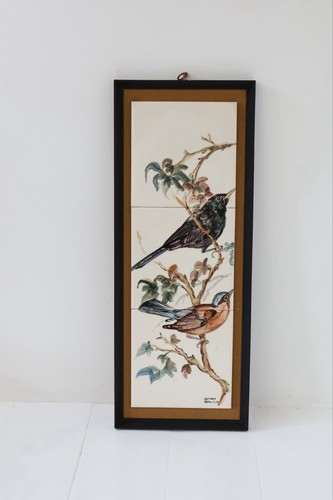 Vintage jersey pottery tiles - vintage,