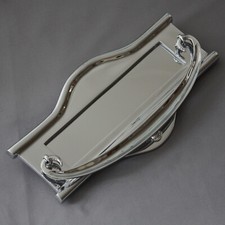 Large Chrome Art Nouveau