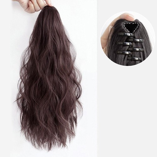 Wavy drawstring ponytail - drawstring, in