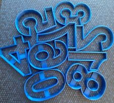 Cookie Baking Cutters Numbers 0 1 2 3 4 5 6 7 8 9 Number Birthday cake Icing UK