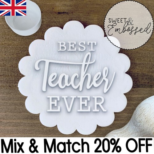 Best teacher cookie stamp - teacher,